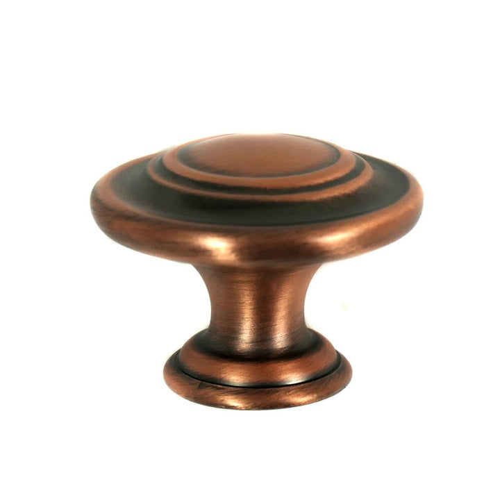 Windsor Collection 1 3/8" Knob in Weathered Antique Bronze by Laurey Hardware