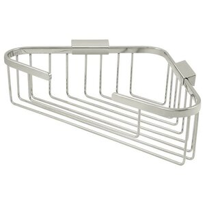 Deltana Architectural Hardware Bathroom Accessories Wire Basket, 13-1/4" X 10-1/4"Corner Basket