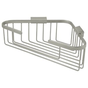 Deltana Architectural Hardware Bathroom Accessories Wire Basket, 13-1/4" X 10-1/4"Corner Basket