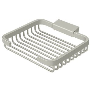 Deltana Architectural Hardware Bathroom Accessories Wire Basket, 6" Rect. Soap Holder