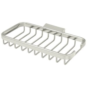 Deltana Architectural Hardware Bathroom Accessories Wire Basket, 8"X 4" Rectangular