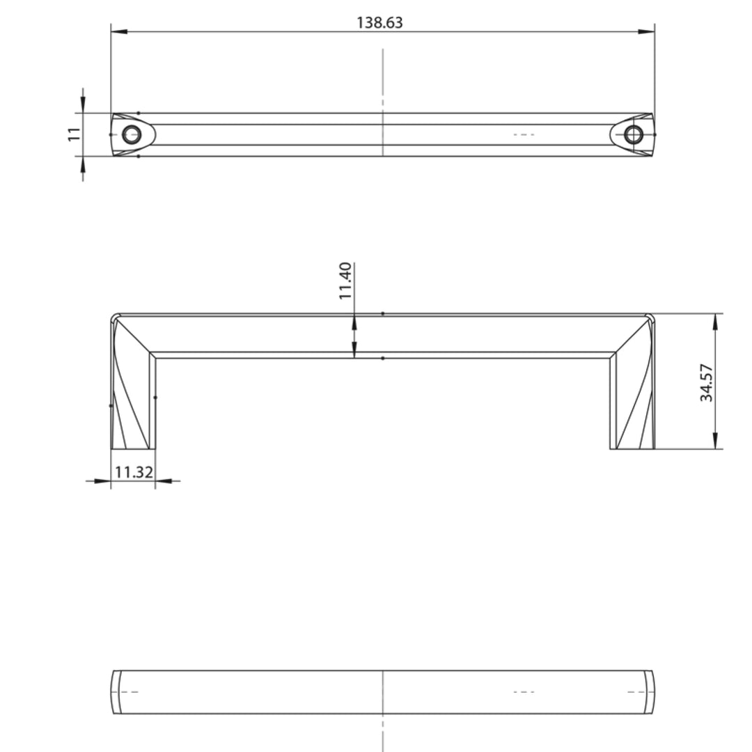 Berenson Cabinet Hardware Metro Collection 5" Centers Uptown Appeal Pull