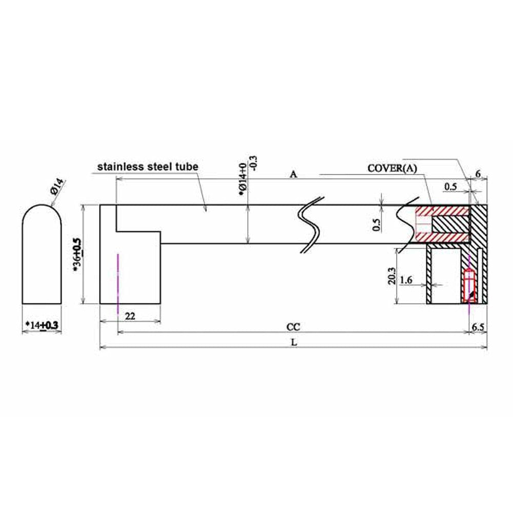 Berenson Cabinet Hardware Studio Collection 6 5/16" Centers Uptown Appeal Pull in Stainless Steel