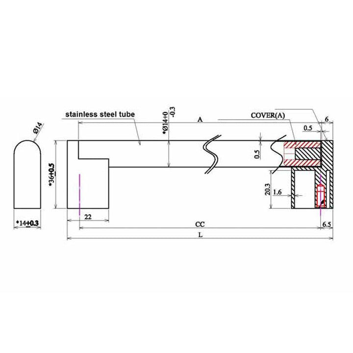 Berenson Cabinet Hardware Studio Collection 5" Centers Uptown Appeal Pull in Stainless Steel