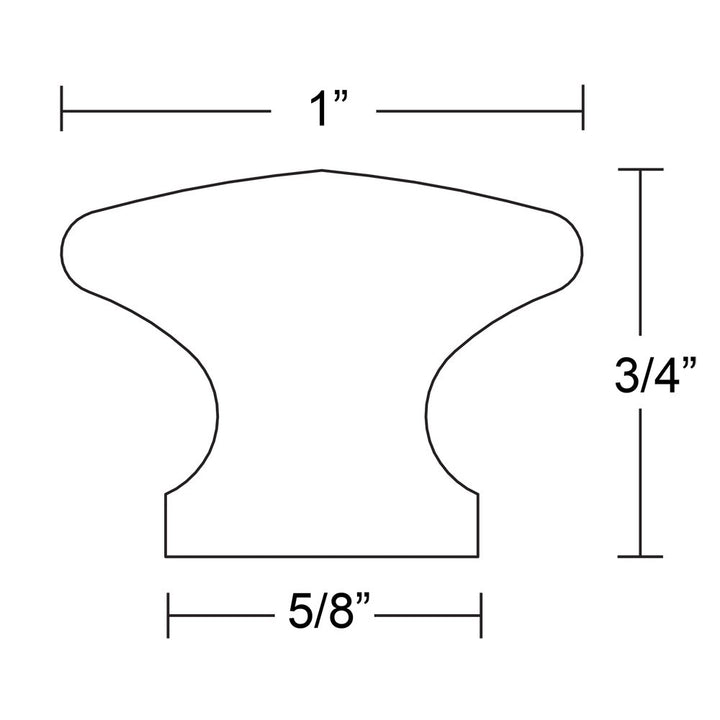 Arts & Crafts Brass Collection 1" (25mm) Square Dimpled Knob  by Emtek