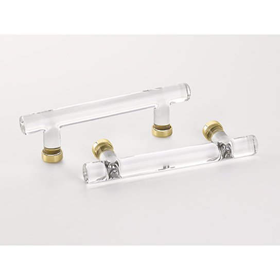 4" Centers Bar Pull by EMTEK-CRYSTAL