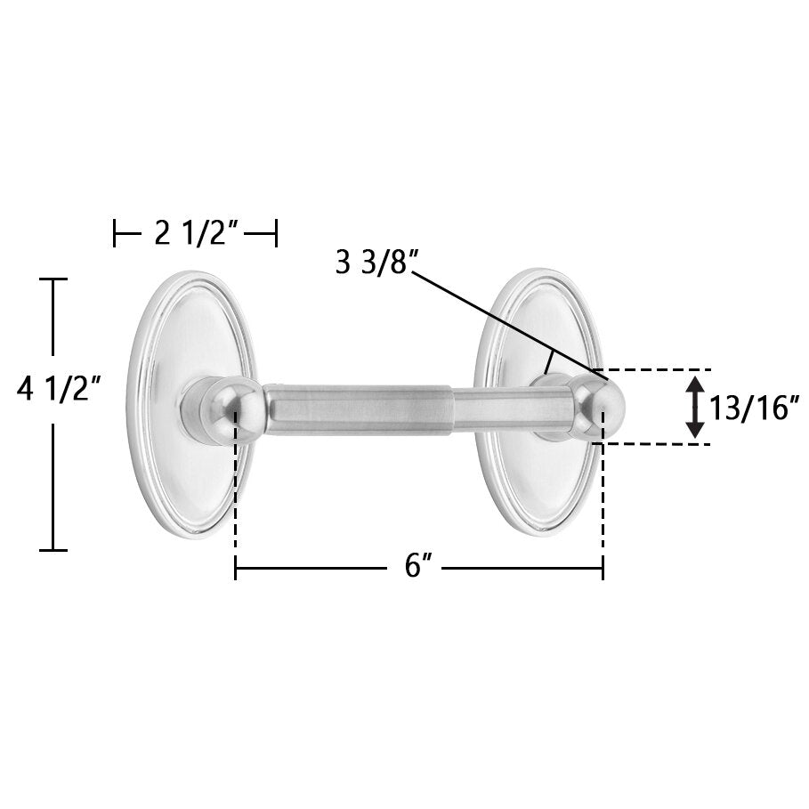 Traditional Brass Collection Oval Tissue Holder  by Emtek