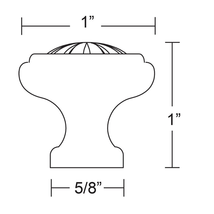 Tuscany Bronze Collection 1" Diameter Round Knob  by Emtek