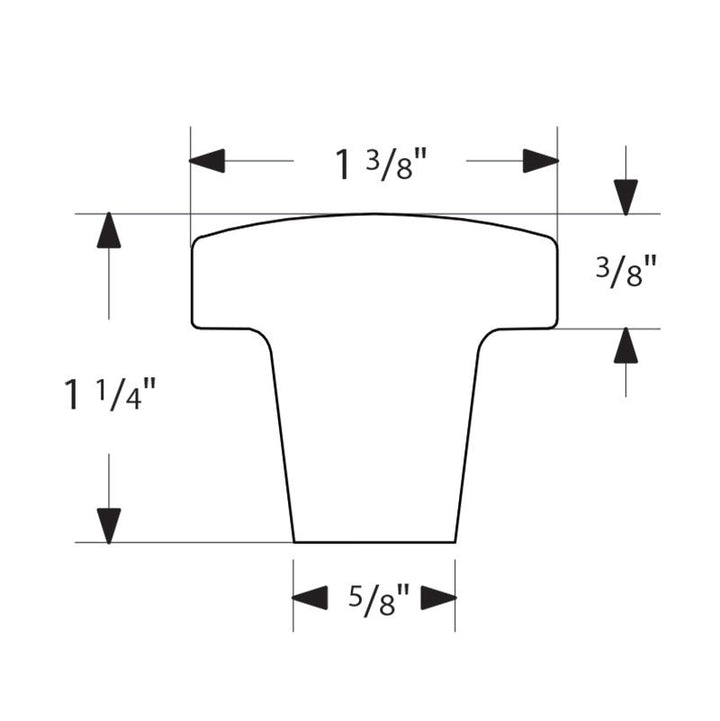 Rustic Modern Cabinet Hardware Collection 1 3/8" Diameter Knob by Emtek