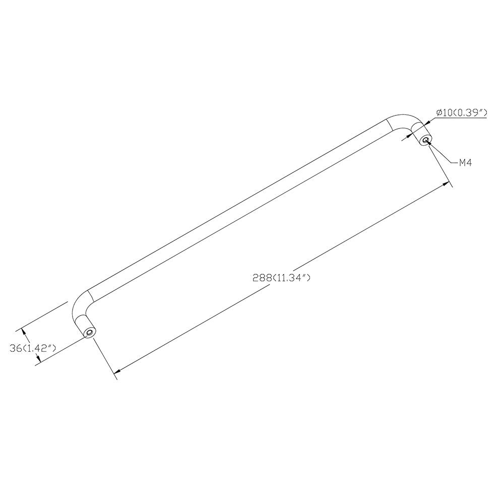 Berenson Cabinet Hardware Stainless Steel Collection 11 5/16" Centers Uptown Appeal Pull in Stainless Steel