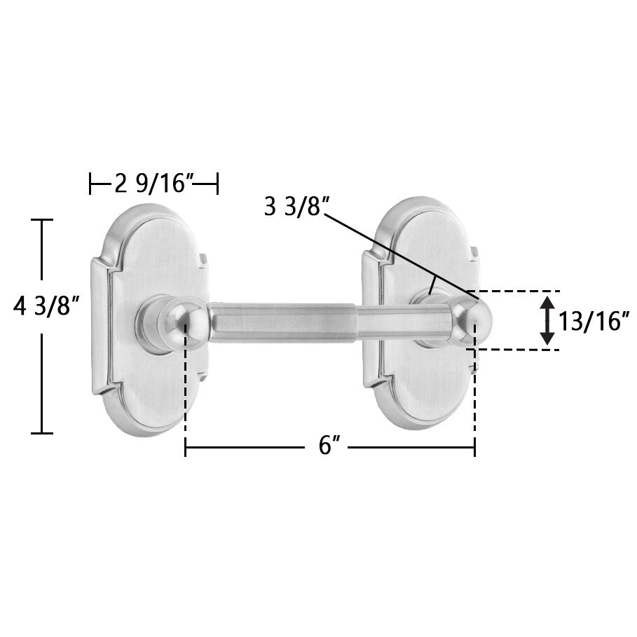 Traditional Brass Collection Arched Tissue Holder by Emtek