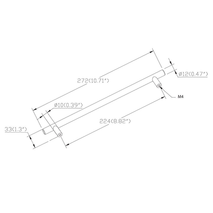 Berenson Cabinet Hardware Stainless Steel Collection 8 13/16" Centers Uptown Appeal Pull in Stainless Steel