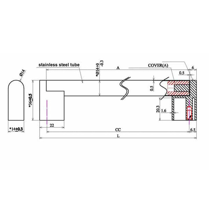 Berenson Cabinet Hardware Studio Collection 11 5/16" Centers Uptown Appeal Pull in Stainless Steel