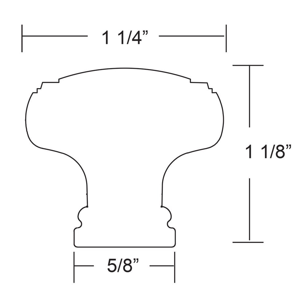 Traditional Collection 1 1/4" Diameter Norwich Knob by Emtek