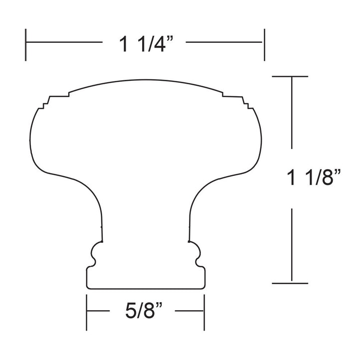 Traditional Collection 1 1/4" Diameter Norwich Knob by Emtek