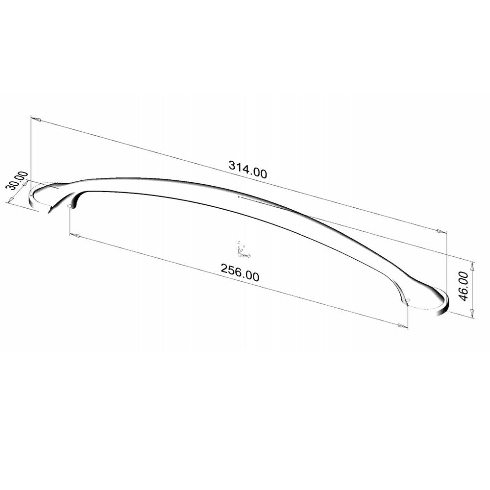 Berenson Cabinet Hardware Hillcrest Collection 10 1/16" Centers Timeless Charm Appliance Pull