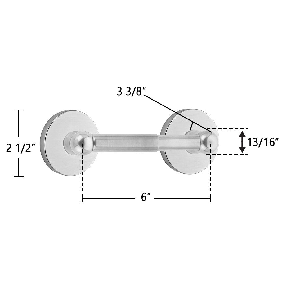 Traditional Brass Collection Regular Disk Spring Rod Tissue Holder by Emtek