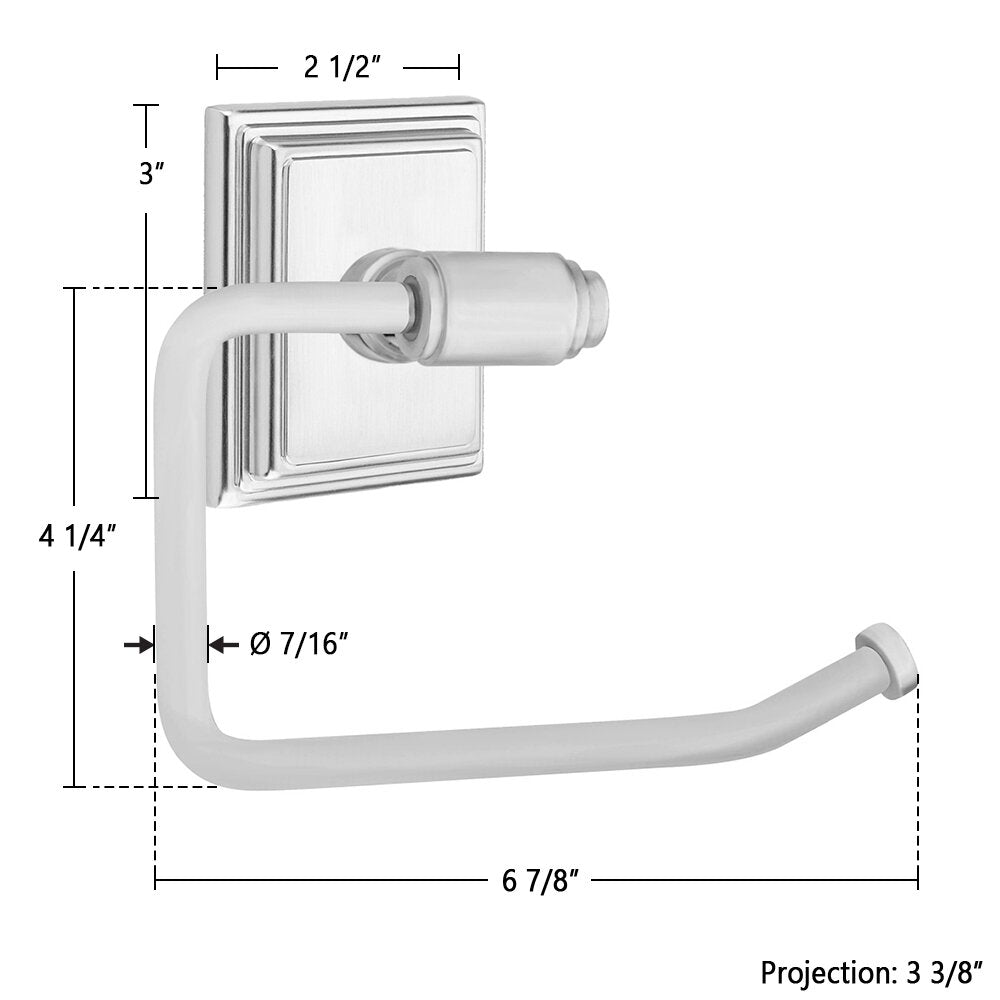 Transitional Brass Collection Transitional Brass Toilet Paper Holder with Wilshire Rosette  by Emtek