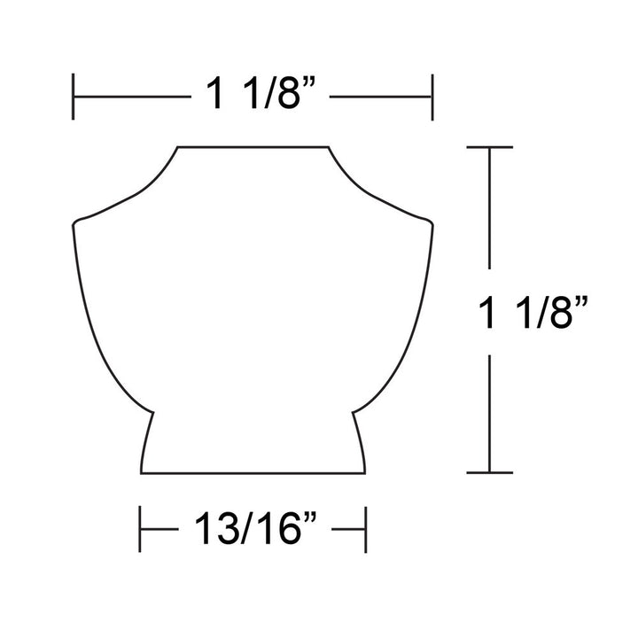 1 1/8" Diameter Astoria Knob by Emtek -Crystal