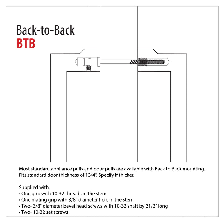 Habitat Collection 18" Centers Back To Back Pull Door Pull  by Emtek