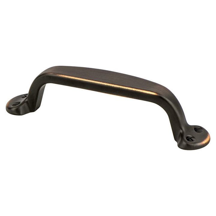 Berenson Cabinet Hardware Vibrato Collection 3 3/4" Centers Timeless Charm Pull in Verona Bronze