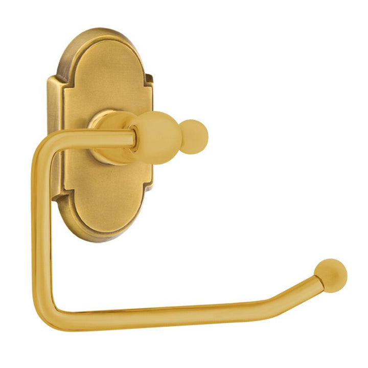 Traditional Brass Collection Arched Tissue Holder  by Emtek