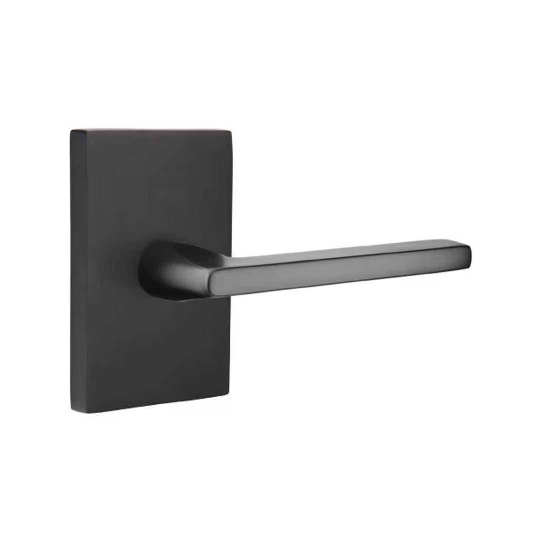 Helios Lever Modern Rectangular rosette