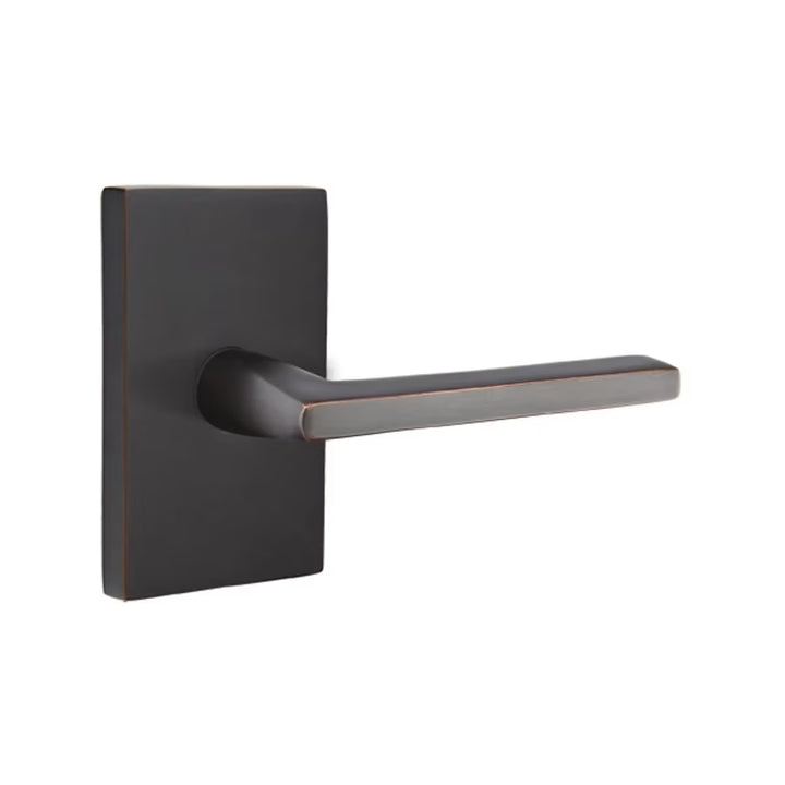 Helios Lever Modern Rectangular rosette