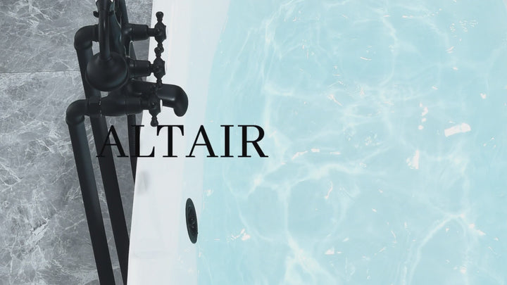 Kerta 67" x 29" Acrylic Clawfoot Soaking Bathtub