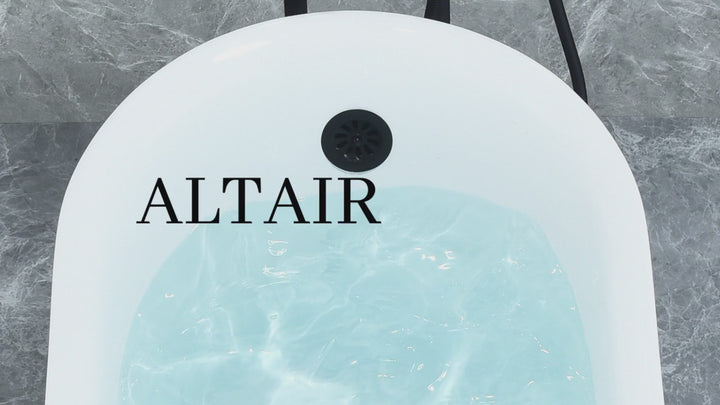 Fandi 64" x 28" Acrylic Clawfoot Soaking Bathtub in Glossy White