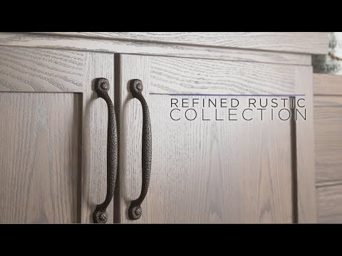 Hickory Hardware 8-13/16 inch (224mm) Refined Rustic Cabinet Pull