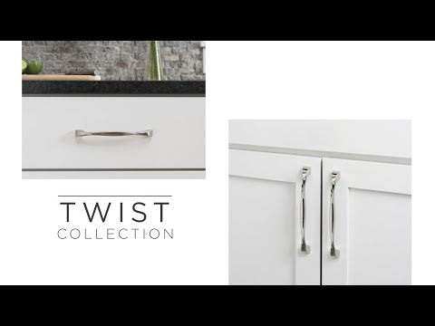 Hickory Hardware 3  inch (76mm) Twist Cabinet Pull