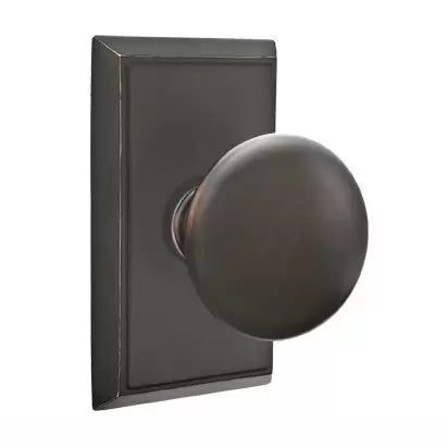Providence Door Knob With Rectangular Rose