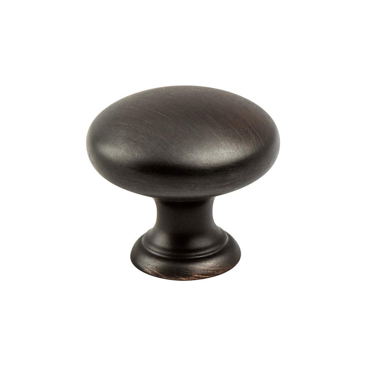 Berenson Cabinet Hardware Vibrato Collection 1 1/4" Diameter Timeless Charm Knob in Verona Bronze