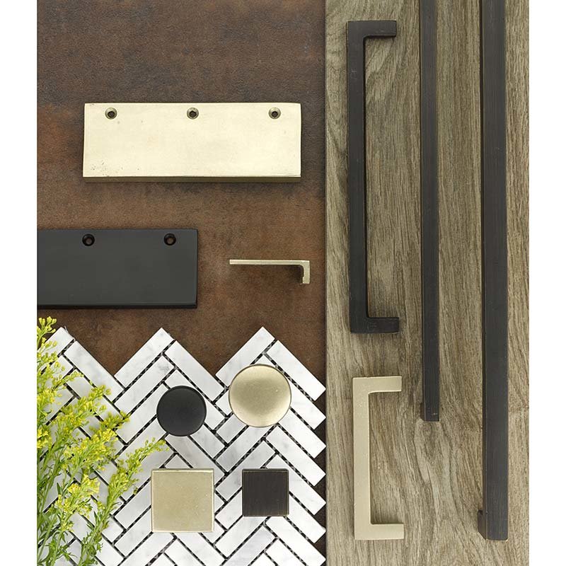 Rustic Modern Cabinet Hardware Collection 6" Long Edge Pul by Emtek