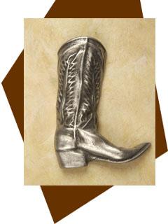 Anne at Home Cowboy Boot Cabinet Knob-Large-Right - cabinetknobsonline