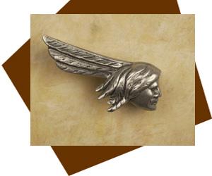 Anne at Home Indian Head Cabinet Knob - cabinetknobsonline