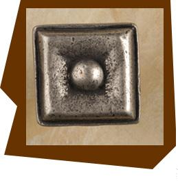 Anne At Home Square Cabinet Knob-1 1-8" - cabinetknobsonline