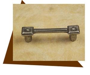 Anne At Home  Square Cabinet Pull-3 1-2" cc - cabinetknobsonline