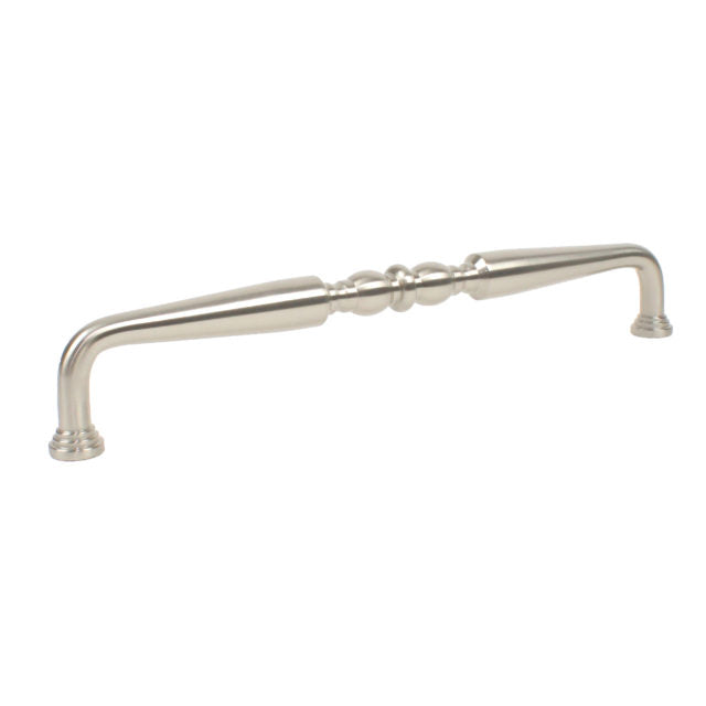 Century Cabinet Hardware Appliance Pull - Premium Solid Brass, Pull, 12"cc, Matt Satin Nickel - cabinetknobsonline