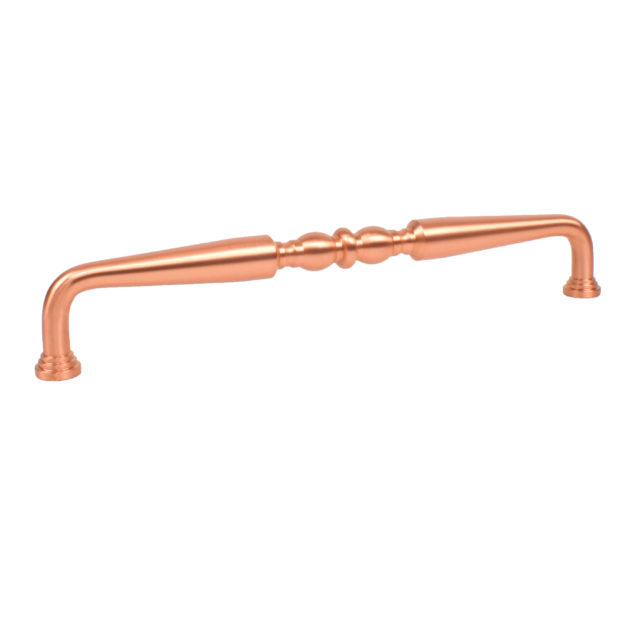 Century Cabinet Hardware Appliance Pull - Premium Solid Brass, Pull, 12"cc, Satin Rose Gold - cabinetknobsonline