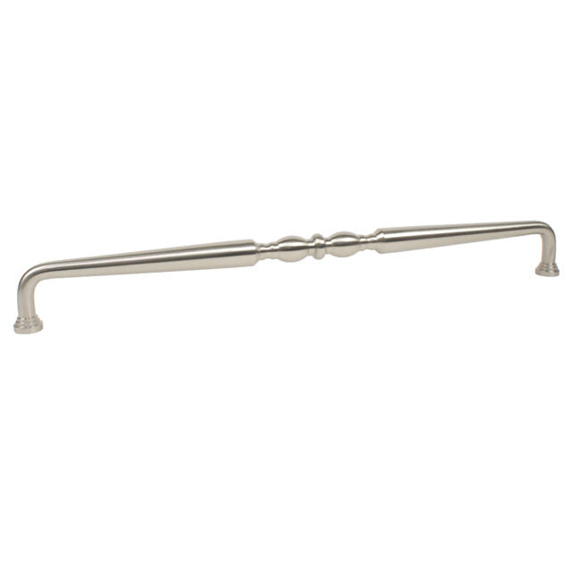 Century Cabinet Hardware Appliance Pull - Premium Solid Brass, Pull, 18"cc, Matt Satin Nickel - cabinetknobsonline