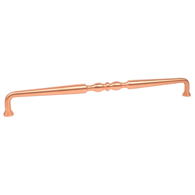 Century Cabinet Hardware Appliance Pull - Premium Solid Brass, Pull, 18" cc, Satin Rose Gold - cabinetknobsonline