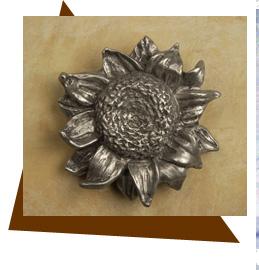 Anne at Home Sunflower Cabinet Knob-Small - cabinetknobsonline
