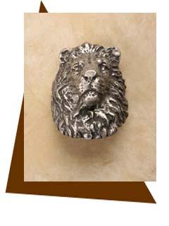 Anne at Home Lion Head  Cabinet Knob - cabinetknobsonline