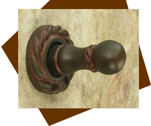 Anne at Home Roguery Bath Hook - cabinetknobsonline