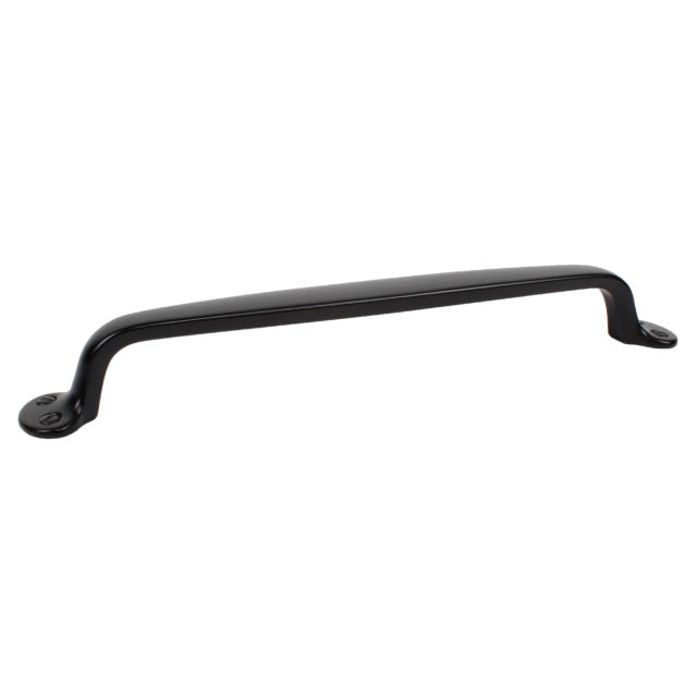 Century Cabinet Hardware Appliance Pull - Premium Solid Brass, Pull, 12" cc, Matte Black - cabinetknobsonline