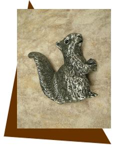 Anne at Home Squirrel Cabinet Knob - Right - cabinetknobsonline