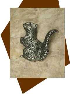 Anne at Home Squirrel Cabinet Knob - Left - cabinetknobsonline