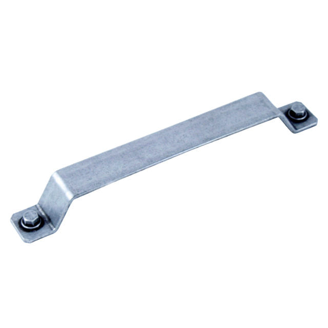 Century Cabinet Hardware Raw Authentic - Zinc Die Cast Pull 192mm cc in Matte Old Iron - cabinetknobsonline